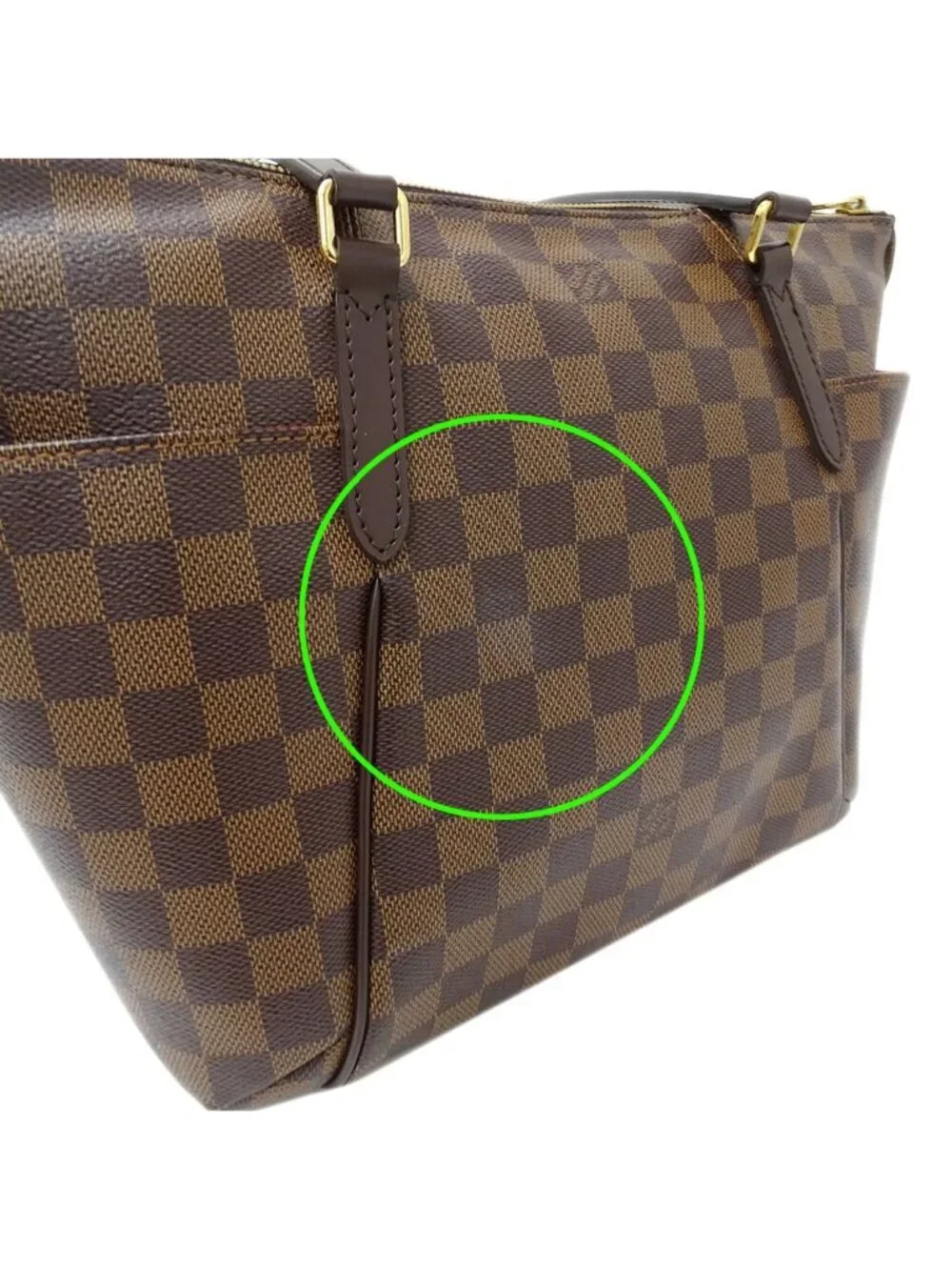 Louis Vuitton Damier Tote Bag Totally PM Brown